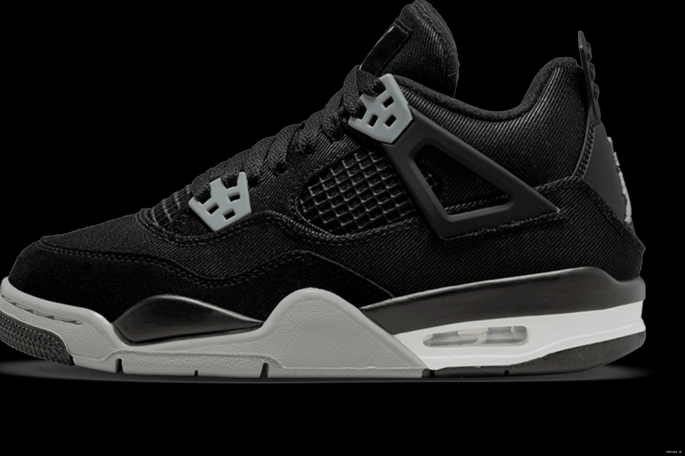 Air Jordan 4 Retro GS Black Canvas 0815